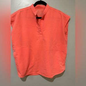 Hot Coral Figs Rafaela Top size Small